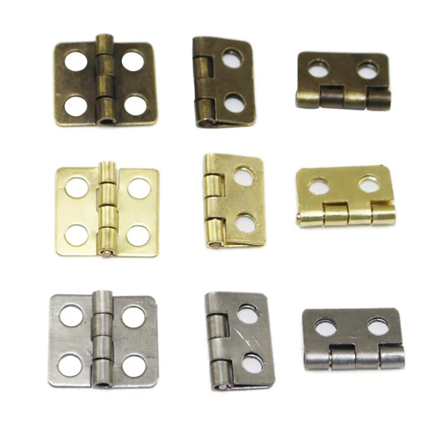 Furniture Hardware Hinges - 20 adet/grup Demir Menteşeler Donanım 13x12mm