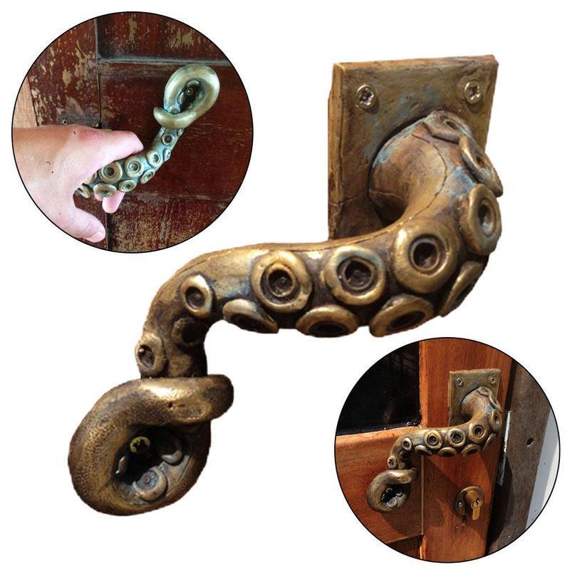 Furniture Hardware Suppliers - Vintage Ahtapot Kapı Topuzu Hayvan Tarzı