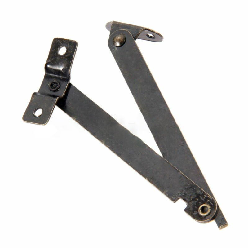 Furniture Hardware Hinges - 2 adet antika bronz kapak destek