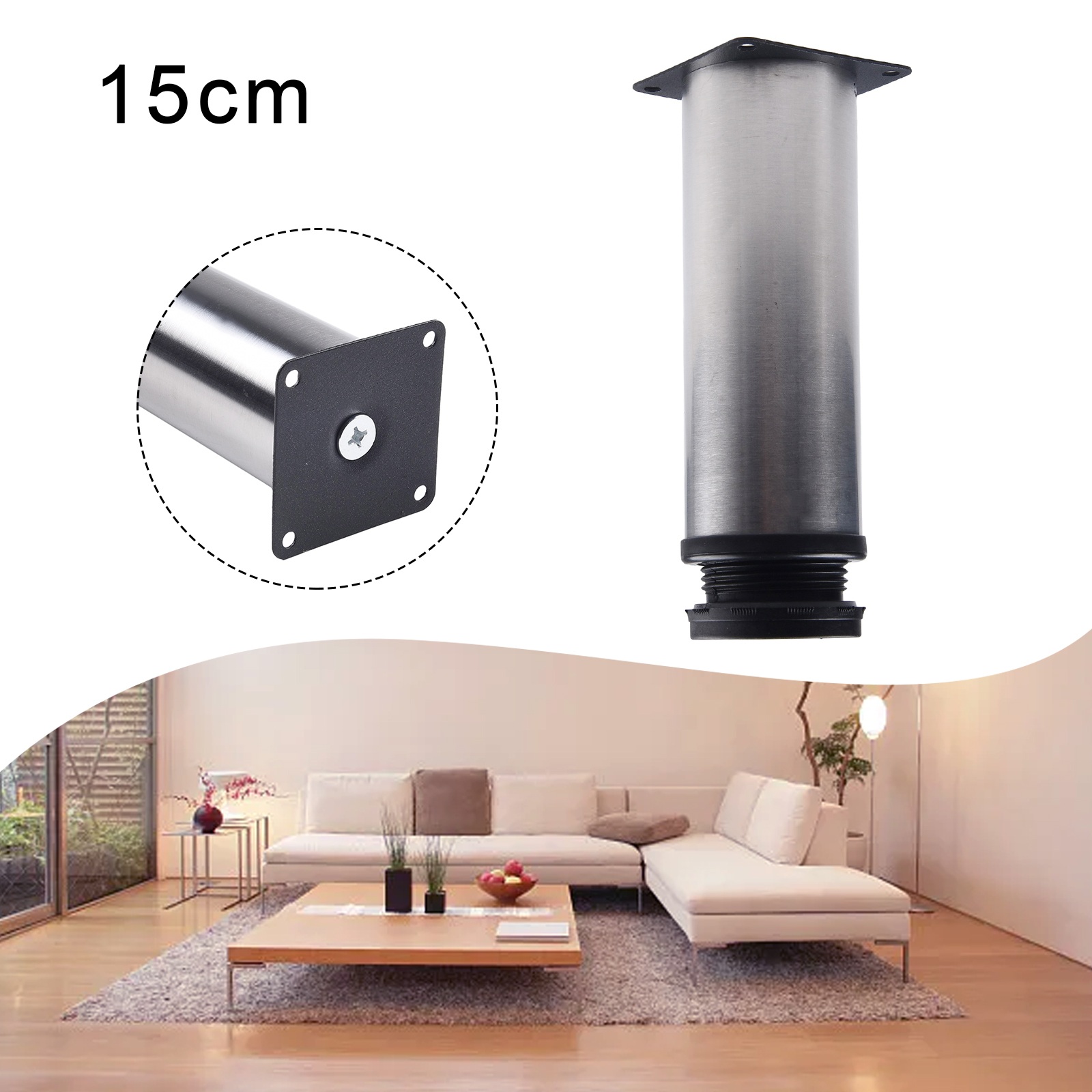 Paslanmaz Çelik Mobilya Bacak  - Furniture Hardware Replacement incelemesi ve fiyatı