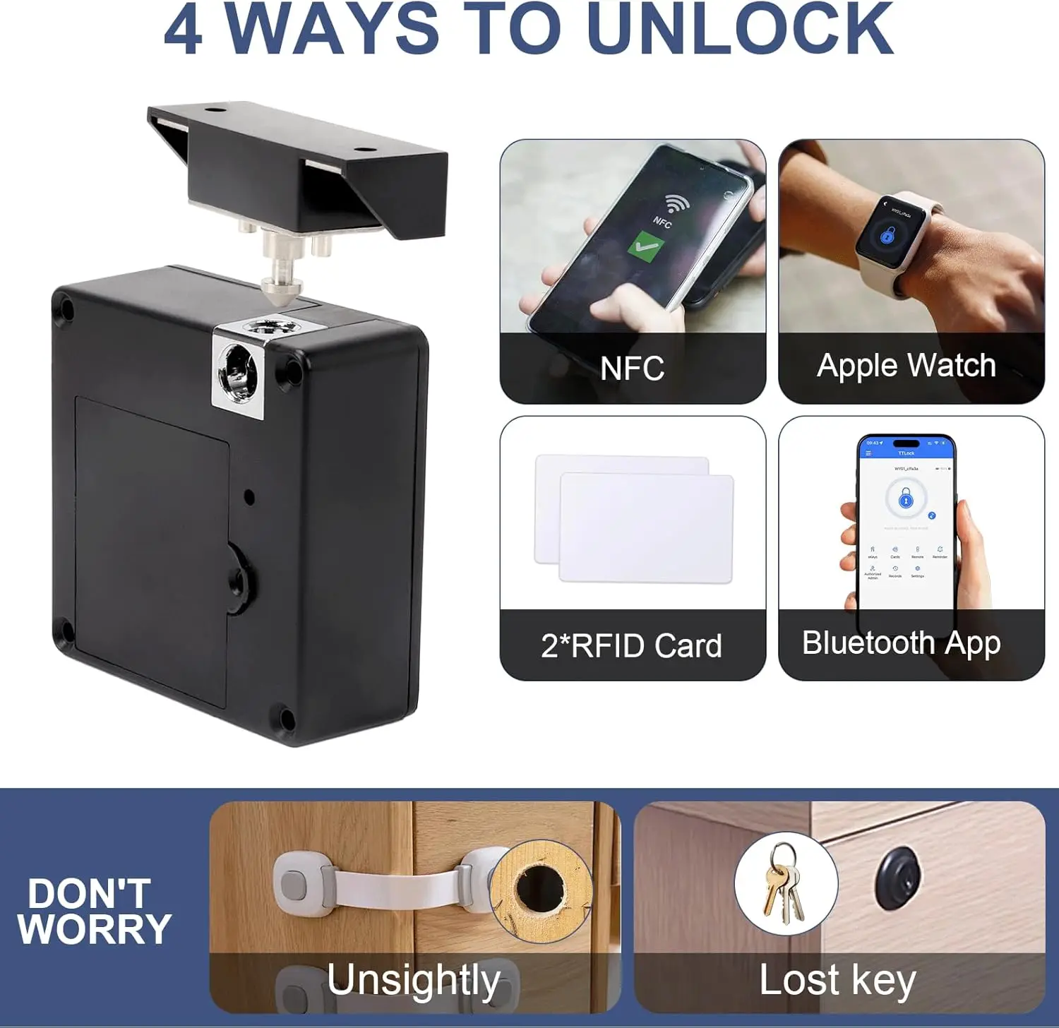 Cep telefonu NFC akıllı kilit  - Furniture Hardware Suppliers incelemesi ve fiyatı