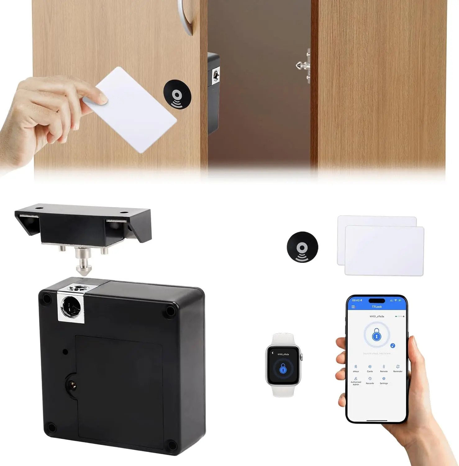 Cep telefonu NFC akıllı kilit  - Furniture Hardware Suppliers incelemesi ve fiyatı