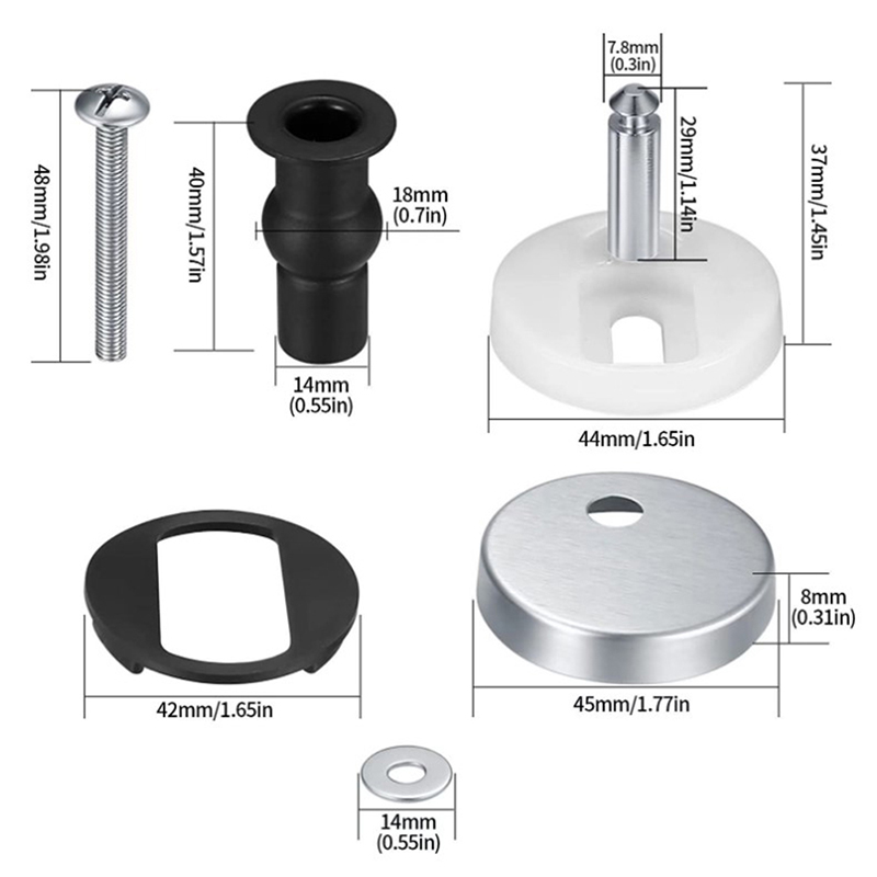 2 adet klozet menteşeleri üst  - Furniture Hardware Hinges incelemesi ve fiyatı