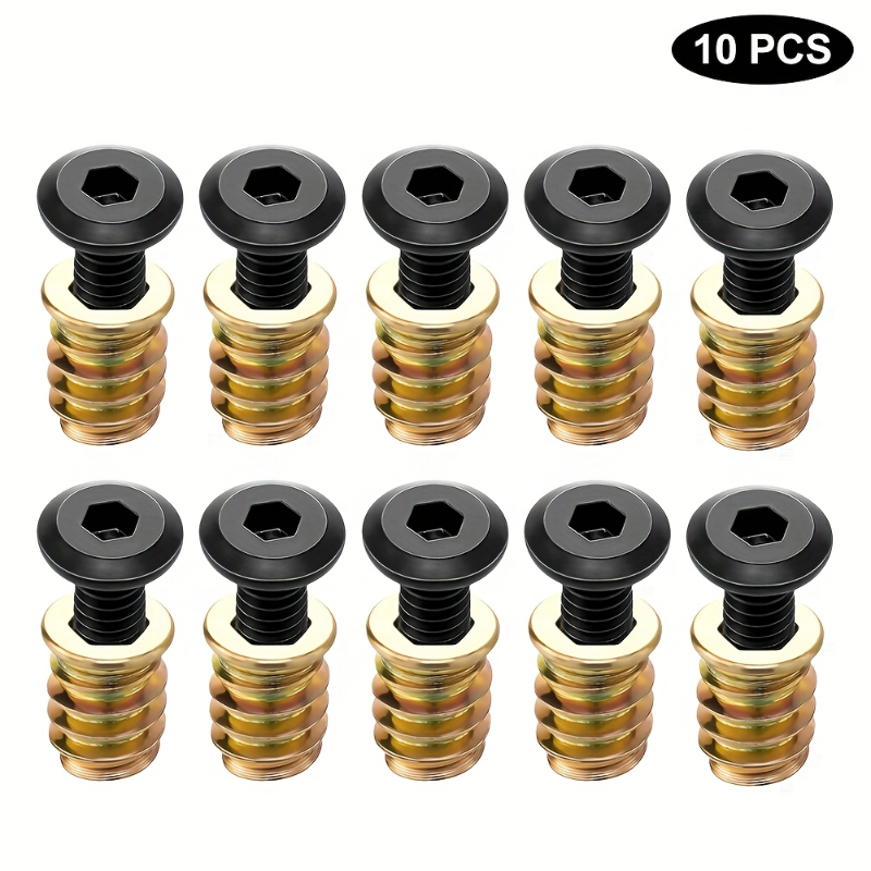 10 adet somun dişli ekler komb - Furniture Hardware Tools incelemesi ve fiyatı