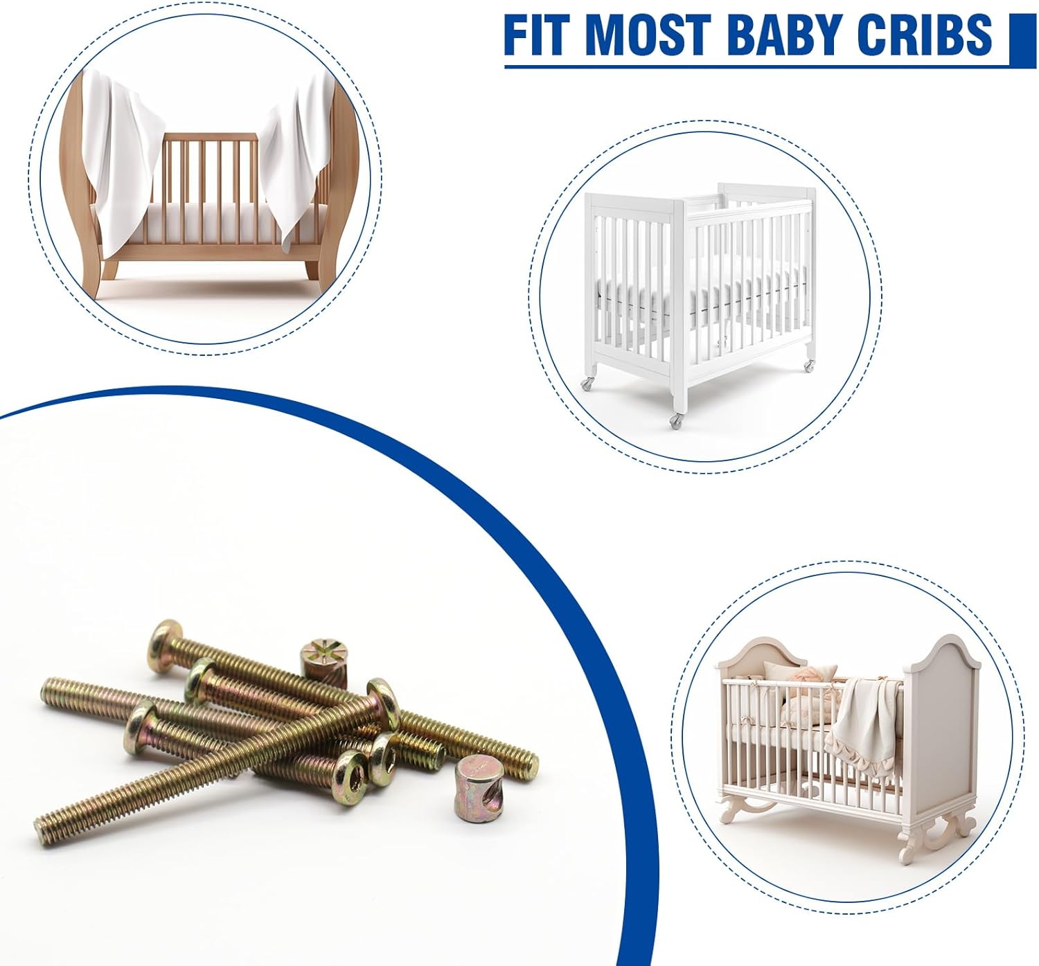 VKKM 25 Adet M6 Bebek Beşiği V - Furniture Hardware Replacement incelemesi ve fiyatı