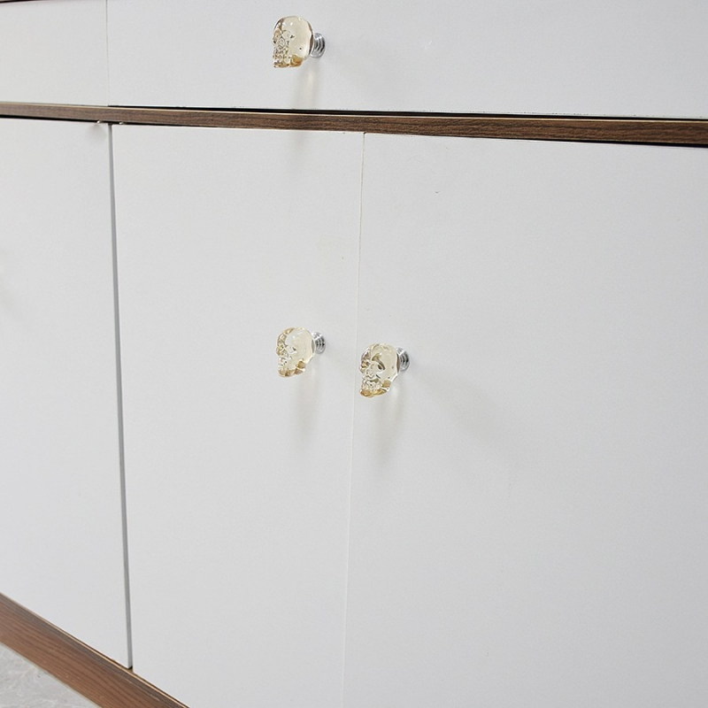 Kafatası Kristal Cam Kolları D - Furniture Hardware Trends incelemesi ve fiyatı